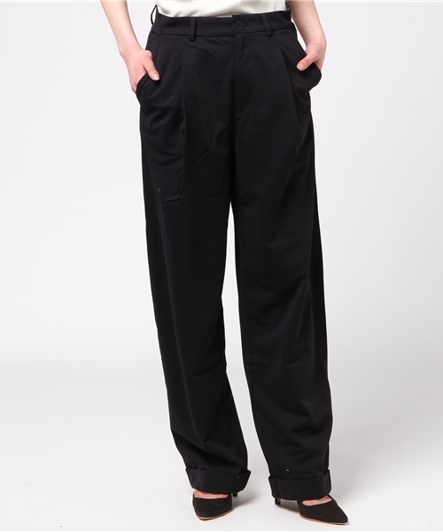 HYSTERIC GLAMOUR（ヒステリックグラマー）の「SOUND GENERATION裏総柄 ワイドパンツ（その他パンツ・レディース・グレー/ブラック/ベージュ・SMALL/MEDIUM）」の15枚目の写真