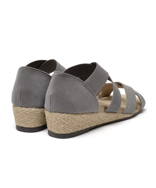 LUGG NAGG(ラグナグ)の「クロスゴムウェッジサンダル【LUGG NAGG SHOES SELECT/ ラグナグシューズセレクト】(サンダル・レディース・ブラック/ベージュ/ライトインディゴブルー/グレー/ダークインディゴブルー/ブラウン系その他/マスタード・23.5/24/24.5/23/24.0cm/23.5cm/23.0cm/24.5cm)」の21枚目の写真