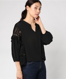 INTERPLANET | 【do】フリンジレース切替ブラウス(シャツ/ブラウス)