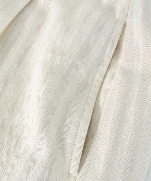 Ne-net（ネネット）の「S へリンボンストライプ（その他パンツ・レディース・ブラック/オフホワイト・02/01）」の10枚目の写真