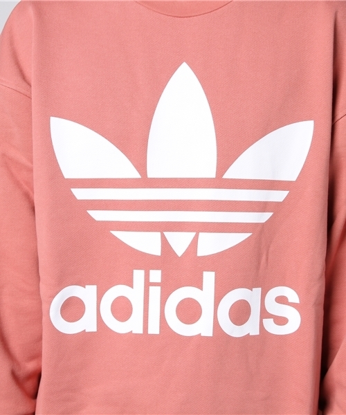 adidas（アディダス）の「オリジナルス クルーネックスウェット [AC CREW]（スウェット・メンズ・ブラック/ピンク/ダークグリーン/オフホワイト・LARGE/MEDIUM/SMALL/X-LARGE/X-SMALL/XX-LARGE/XXX-LARGE）」の9枚目の写真