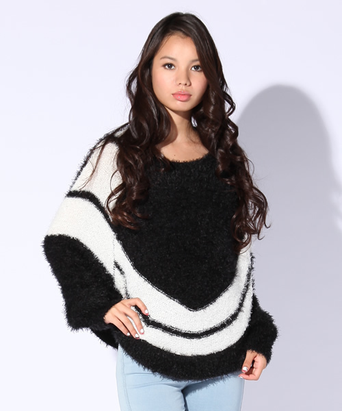 TWNROOM（ツインルーム）の「ステルニットTOPS （ニット/セーター・レディース・ホワイト系その他/ブラック系その他/グレー系その他・FREE）」の2枚目の写真