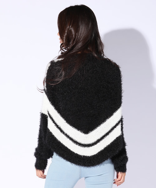 TWNROOM（ツインルーム）の「ステルニットTOPS （ニット/セーター・レディース・ホワイト系その他/ブラック系その他/グレー系その他・FREE）」の8枚目の写真