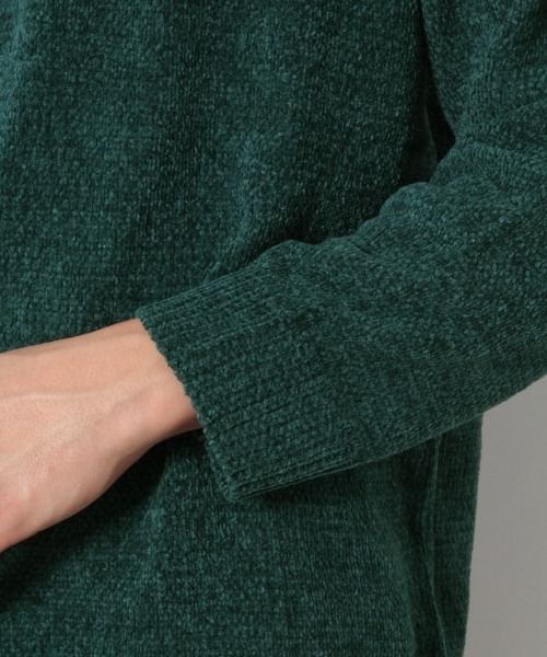 RAGEBLUE（レイジブルー）の「モールヤーンニットクルー/783104（ニット/セーター・メンズ・ベージュ/ネイビー/ピンク/グリーン/ホワイト・SMALL/MEDIUM/LARGE）」の12枚目の写真