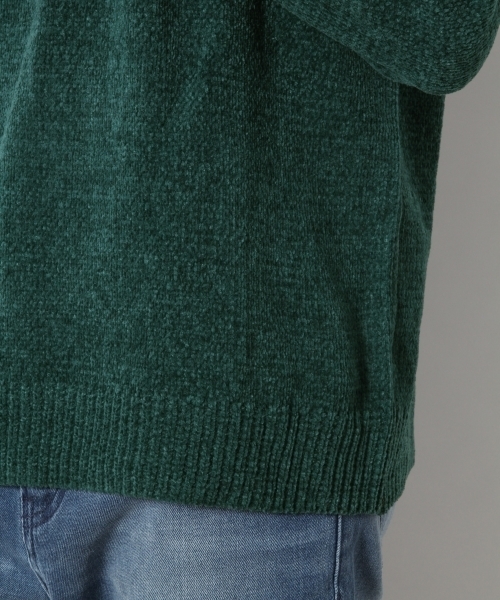 RAGEBLUE（レイジブルー）の「モールヤーンニットクルー/783104（ニット/セーター・メンズ・ベージュ/ネイビー/ピンク/グリーン/ホワイト・SMALL/MEDIUM/LARGE）」の13枚目の写真