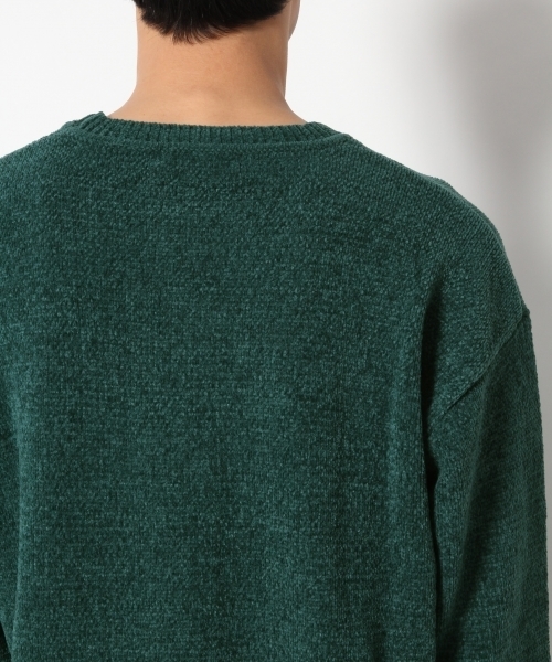 RAGEBLUE（レイジブルー）の「モールヤーンニットクルー/783104（ニット/セーター・メンズ・ベージュ/ネイビー/ピンク/グリーン/ホワイト・SMALL/MEDIUM/LARGE）」の14枚目の写真