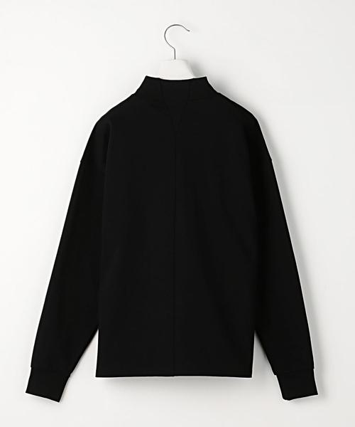 EN ROUTE（アンルート）の「＜EN ROUTE＞モックネック ルーズフィット ロングスリーブT（Tシャツ/カットソー・メンズ・ホワイト/ブラック・3/2/1）」の4枚目の写真