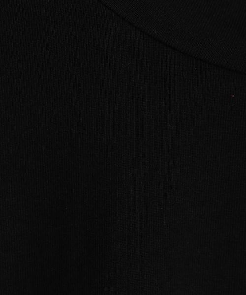 EN ROUTE（アンルート）の「＜EN ROUTE＞モックネック ルーズフィット ロングスリーブT（Tシャツ/カットソー・メンズ・ホワイト/ブラック・3/2/1）」の8枚目の写真