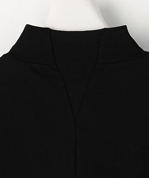 EN ROUTE（アンルート）の「＜EN ROUTE＞モックネック ルーズフィット ロングスリーブT（Tシャツ/カットソー・メンズ・ホワイト/ブラック・3/2/1）」の9枚目の写真