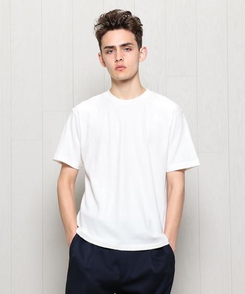 AURALEE（オーラリー）の「＜AURALEE＞CASH TEE/Tシャツ.（Tシャツ/カットソー・メンズ・ホワイト/ブラック/ライトブルー・3/4/5）」の2枚目の写真