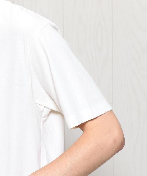 AURALEE（オーラリー）の「＜AURALEE＞CASH TEE/Tシャツ.（Tシャツ/カットソー・メンズ・ホワイト/ブラック/ライトブルー・3/4/5）」の8枚目の写真