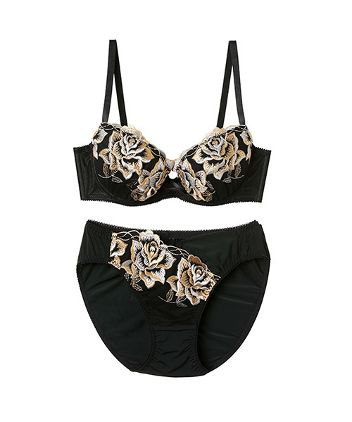 大人のプチプラブラ＆ショーツセット（ブラ&ショーツ）｜Lingerie by