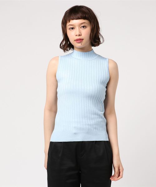 KOBE LETTUCE（コウベレタス）の「ハイネックノースリーブリブニット