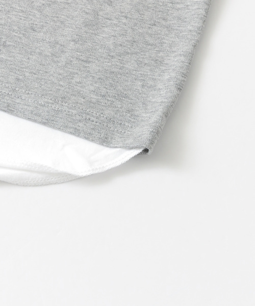 ITEMS URBANRESEARCH（アイテムズ アーバンリサーチ）の「フェイクレイヤードビックTシャツ（Tシャツ/カットソー・メンズ・ブラック/グレー/オフホワイト/グリーン・40/38）」の19枚目の写真