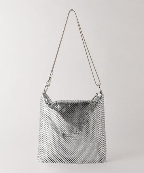 CONTROL FREAK / CTFK（コントロールフリーク）の「【別注】＜CONTROL FREAK＞メタルメッシュバッグ 2（ショルダーバッグ・レディース・シルバー/ブラック・FREE）」の12枚目の写真
