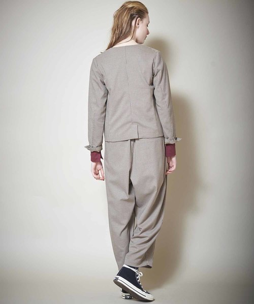 kha:ki(カーキ)の「「KHA:KI / カーキ」アイビーオーバルパンツ(その他パンツ・レディース・ネイビー/グレー/チェック・1/2)」の20枚目の写真