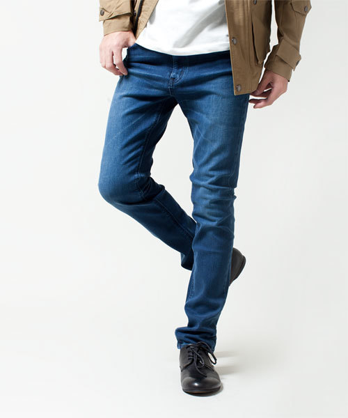 NANO universe(ナノユニバース)の「Lee(リー)/ JEGGERS SAROUEL(デニムパンツ・メンズ・インディゴブルー/ブラック/ブルー/ライトブルー/グレー・LARGE/SMALL/X-SMALL/MEDIUM)」の4枚目の写真