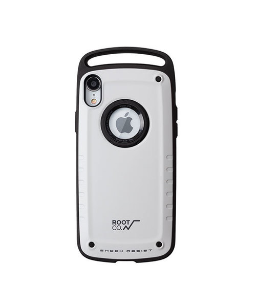 Apple iPhone XR ホワイト 本体（ROOT ケース付き） ROOT CO.（ルート）の「iPhone XR ケース ROOT CO. Gravity Shock