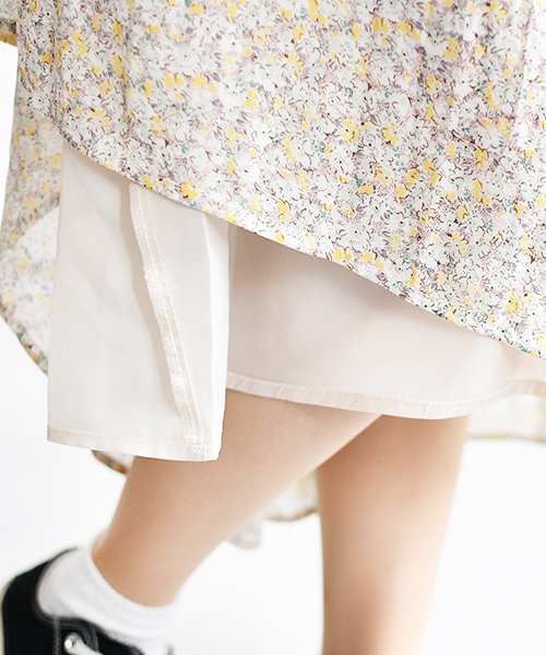 PairPair（ペアペア）の「花柄プリーツスカート（スカート・レディース・ライトブルー/ブラック/アイボリー・FREE）」の22枚目の写真