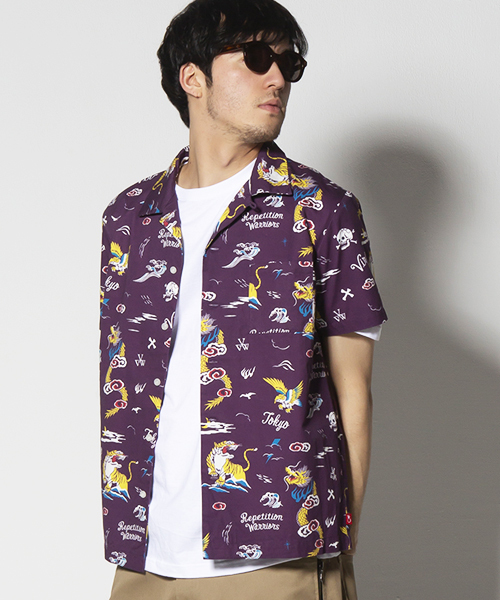 VIRGOwearworks(ヴァルゴウェアワークス)の「VGW【TOY BOX】SOUVENIR SHIRTS(シャツ/ブラウス)」|パープル