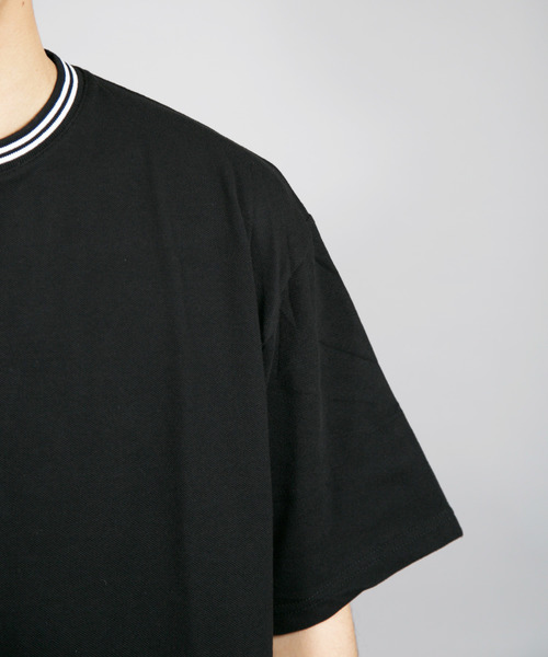 Bling Leads(ブリングリーズ)の「Bling Leads/T/CカノコクルーネックTシャツ(Tシャツ/カットソー・メンズ・ホワイト/チャコールグレー/ブラック/ネイビー/カーキ/サックスブルー/ピンク/ワイン・MEDIUM/LARGE/X-LARGE)」の12枚目の写真