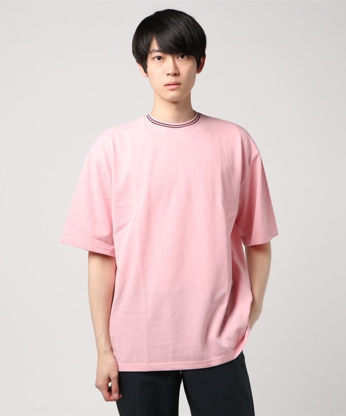Bling Leads(ブリングリーズ)の「Bling Leads/T/CカノコクルーネックTシャツ(Tシャツ/カットソー・メンズ・ホワイト/チャコールグレー/ブラック/ネイビー/カーキ/サックスブルー/ピンク/ワイン・MEDIUM/LARGE/X-LARGE)」の21枚目の写真