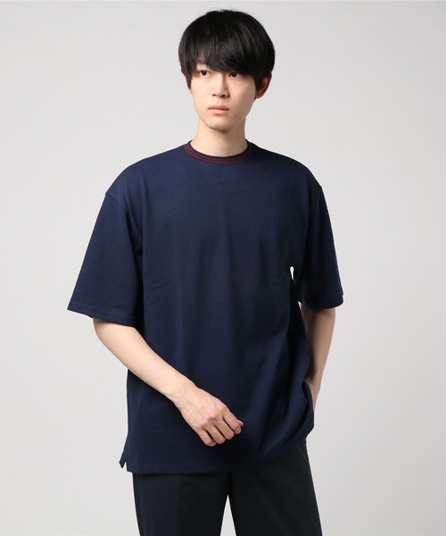 Bling Leads(ブリングリーズ)の「Bling Leads/T/CカノコクルーネックTシャツ(Tシャツ/カットソー・メンズ・ホワイト/チャコールグレー/ブラック/ネイビー/カーキ/サックスブルー/ピンク/ワイン・MEDIUM/LARGE/X-LARGE)」の20枚目の写真