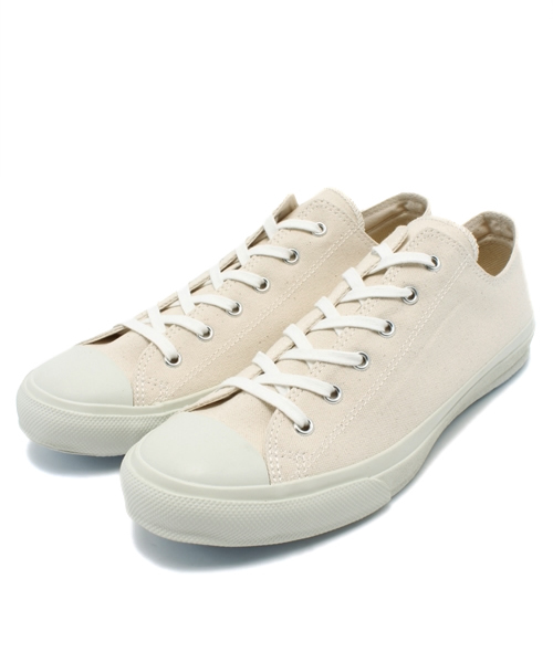B:MING by BEAMS（ビーミングバイビームス）の「MOONSTAR×ビーミング by ビームス / 別注 CANVAS（スニーカー・メンズ・オフホワイト/ブラック・25.5cm/26.5cm/26.0cm/27.0cm/25.0cm）」の1枚目の写真