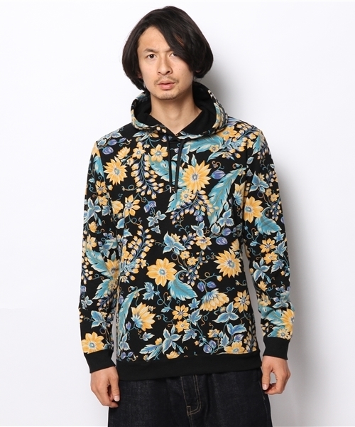 NANO universe(ナノユニバース)の「フローラルプリントプルパーカー(パーカー・メンズ・グレー/ブラック/ボルドー・X-LARGE/SMALL/LARGE/MEDIUM)」の7枚目の写真