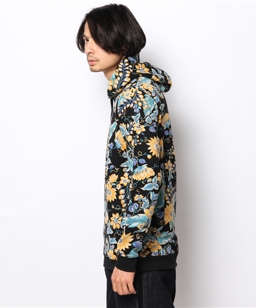 NANO universe(ナノユニバース)の「フローラルプリントプルパーカー(パーカー・メンズ・グレー/ブラック/ボルドー・X-LARGE/SMALL/LARGE/MEDIUM)」の8枚目の写真