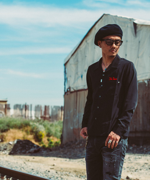 CRIMIE（クライミー）の「OPEN COLLAR NEEDLE WORK SHIRT（シャツ