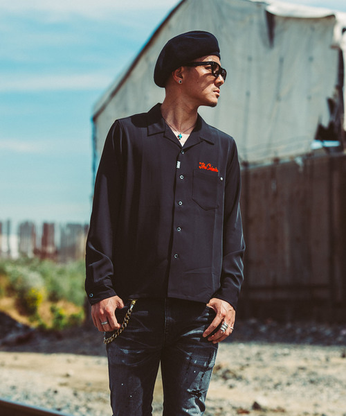 CRIMIE（クライミー）の「OPEN COLLAR NEEDLE WORK SHIRT（シャツ