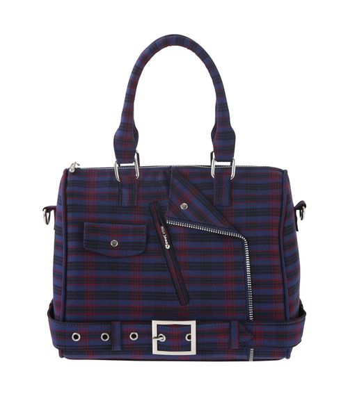 jouetie(ジュエティ)の「ライダースボストン(ハンドバッグ・レディース・ブラック/レッド/ブルー・FREE)」の7枚目の写真