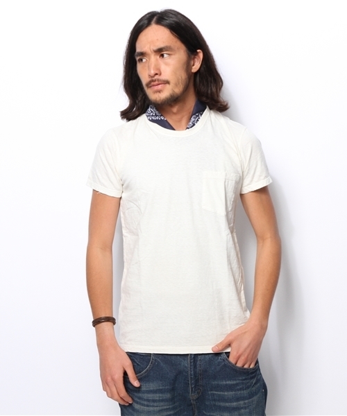 goa（ゴア）の「ﾊﾞﾝﾀﾞﾅ×ﾋﾟｸﾞﾒﾝﾄｺｯﾄﾝﾎﾟｹｯﾄ tee SET（アンサンブル・メンズ・キナリ/ブラック/ベージュ/カーキ/マスタード・FREE）」の21枚目の写真