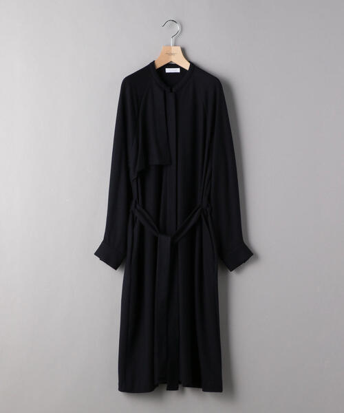 BEAUTY&YOUTH UNITED ARROWS(ビューティーアンドユースユナイテッドアローズ)の「BY ウールジャージーロングシャツコートо(その他アウター・レディース・ベージュ/ネイビー・FREE)」の12枚目の写真