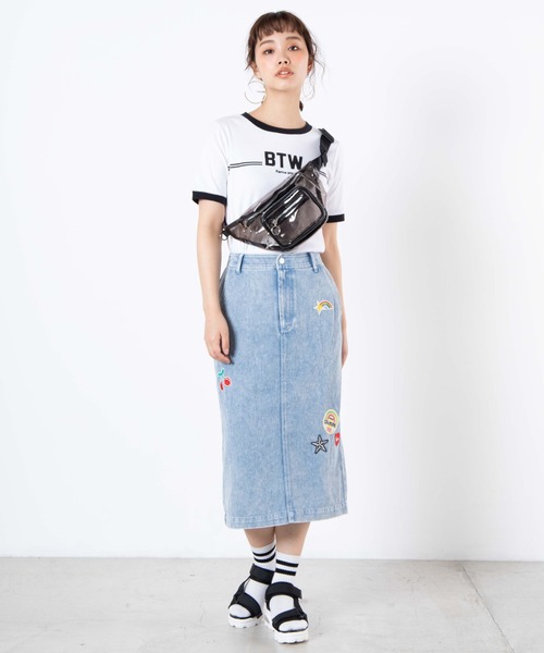 WEGO(ウィゴー)の「WEGO/リングジップクリアウエストバッグ(ボディバッグ/ウエストポーチ・レディース・ホワイト系その他/ブラック/その他1・FREE)」の18枚目の写真