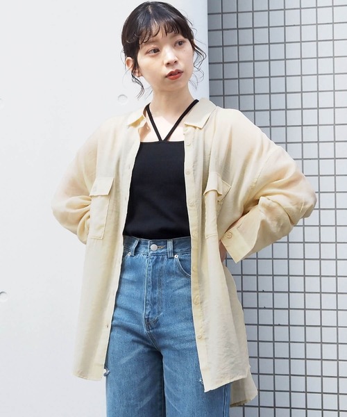 シアーBIGシャツ