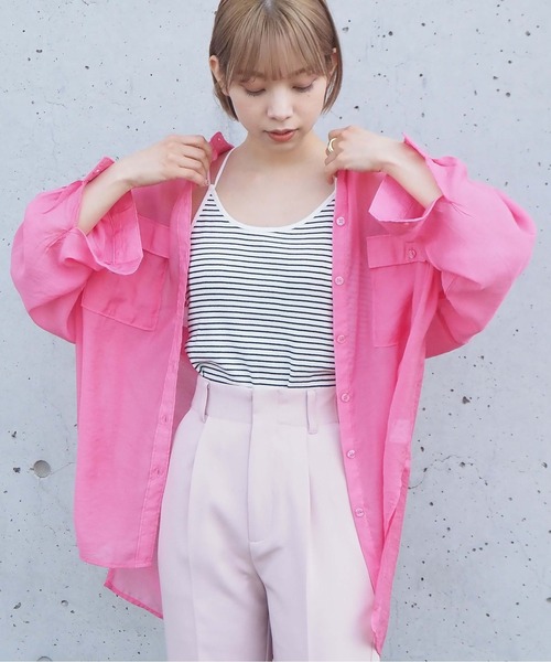 シアーBIGシャツ