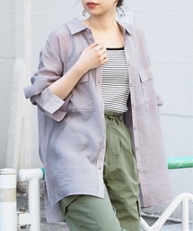【ZOZO限定アイテム】シアーBIGシャツ