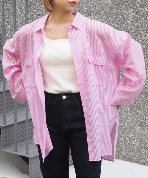 シアーBIGシャツ