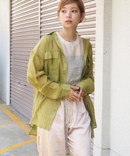 シアーBIGシャツ