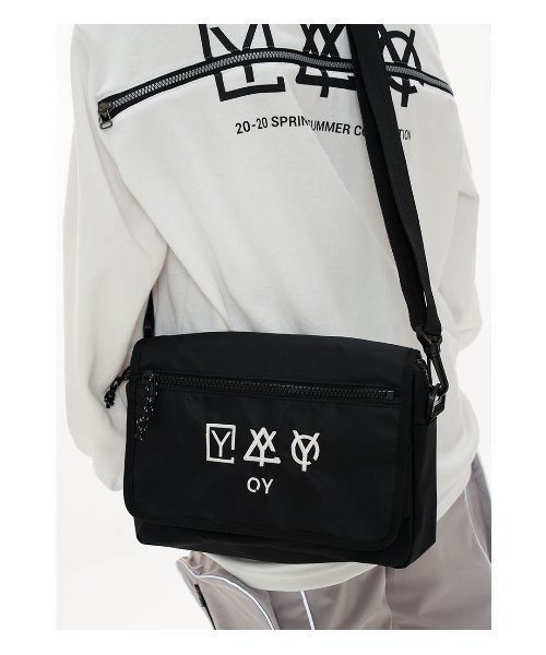 OY(オーワイ)の「ZIPロゴロングスリーブTシャツ(Tシャツ/カットソー・メンズ・ホワイト/ブラック・FREE)」の17枚目の写真