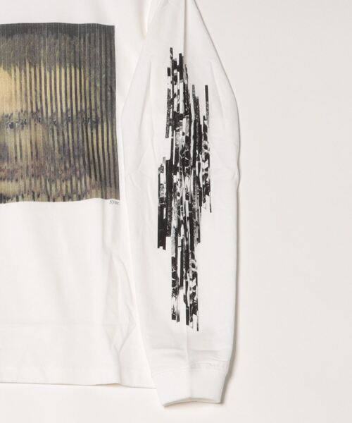 Sync.(スィンク)の「Sync.【KOSUKE KAWAMURA】LONG SLEEVE TEE "AFTERIMAGE"(Tシャツ/カットソー・メンズ・ホワイト/ブラック・MEDIUM/LARGE/X-LARGE/SMALL/XX-LARGE)」の4枚目の写真