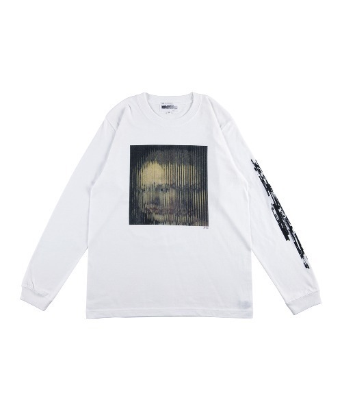 Sync.(スィンク)の「Sync.【KOSUKE KAWAMURA】LONG SLEEVE TEE "AFTERIMAGE"(Tシャツ/カットソー・メンズ・ホワイト/ブラック・MEDIUM/LARGE/X-LARGE/SMALL/XX-LARGE)」の1枚目の写真