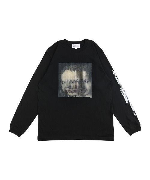 Sync.(スィンク)の「Sync.【KOSUKE KAWAMURA】LONG SLEEVE TEE "AFTERIMAGE"(Tシャツ/カットソー・メンズ・ホワイト/ブラック・MEDIUM/LARGE/X-LARGE/SMALL/XX-LARGE)」の2枚目の写真