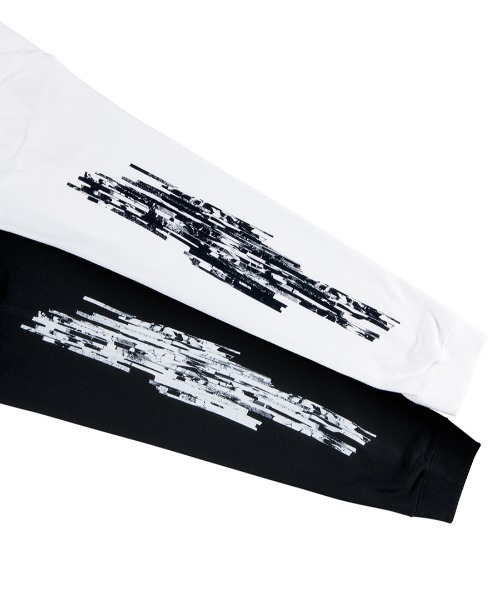 Sync.(スィンク)の「Sync.【KOSUKE KAWAMURA】LONG SLEEVE TEE "AFTERIMAGE"(Tシャツ/カットソー・メンズ・ホワイト/ブラック・MEDIUM/LARGE/X-LARGE/SMALL/XX-LARGE)」の7枚目の写真