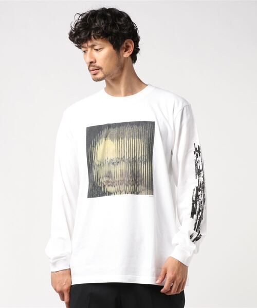 Sync.(スィンク)の「Sync.【KOSUKE KAWAMURA】LONG SLEEVE TEE "AFTERIMAGE"(Tシャツ/カットソー・メンズ・ホワイト/ブラック・MEDIUM/LARGE/X-LARGE/SMALL/XX-LARGE)」の8枚目の写真