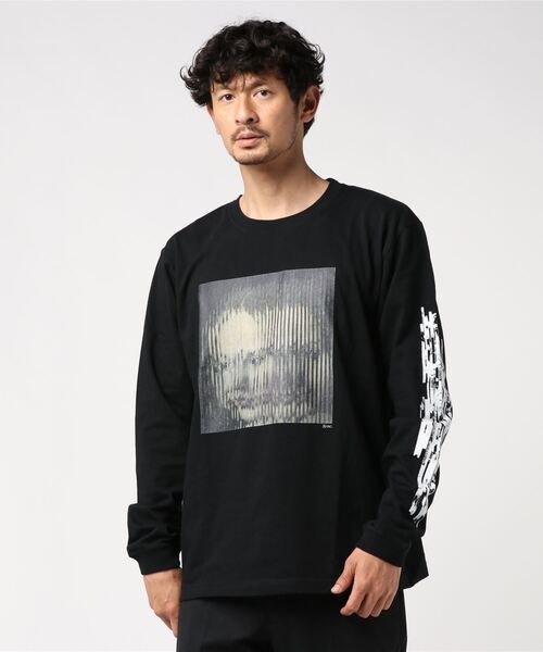 Sync.(スィンク)の「Sync.【KOSUKE KAWAMURA】LONG SLEEVE TEE "AFTERIMAGE"(Tシャツ/カットソー・メンズ・ホワイト/ブラック・MEDIUM/LARGE/X-LARGE/SMALL/XX-LARGE)」の9枚目の写真