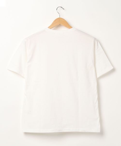 fifth(フィフス)の「クルーネックプリントTシャツ(Tシャツ/カットソー・レディース・ホワイト/ブラック/ブラウン・MEDIUM)」の4枚目の写真