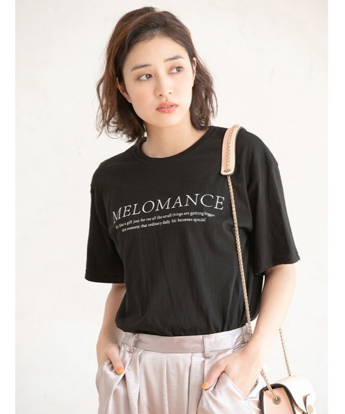 fifth(フィフス)の「クルーネックプリントTシャツ(Tシャツ/カットソー・レディース・ホワイト/ブラック/ブラウン・MEDIUM)」の3枚目の写真